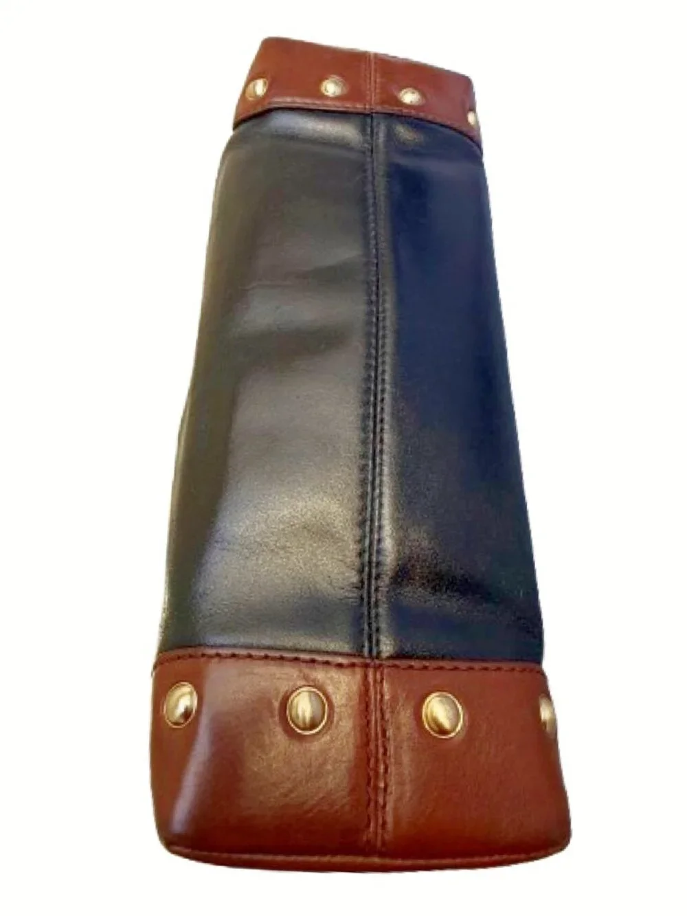 MICHAEL Michael Kors Joplin Large Hobo — Black & Cognac Leather | Vintage EUC